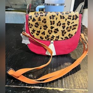 Crossbody Purse Leather NWT Soruko